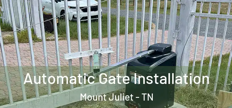  Automatic Gate Installation Mount Juliet - TN