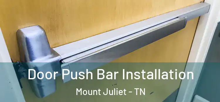  Door Push Bar Installation Mount Juliet - TN