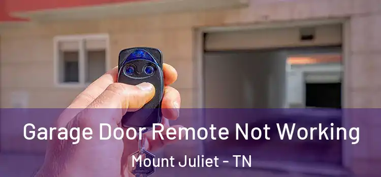  Garage Door Remote Not Working Mount Juliet - TN