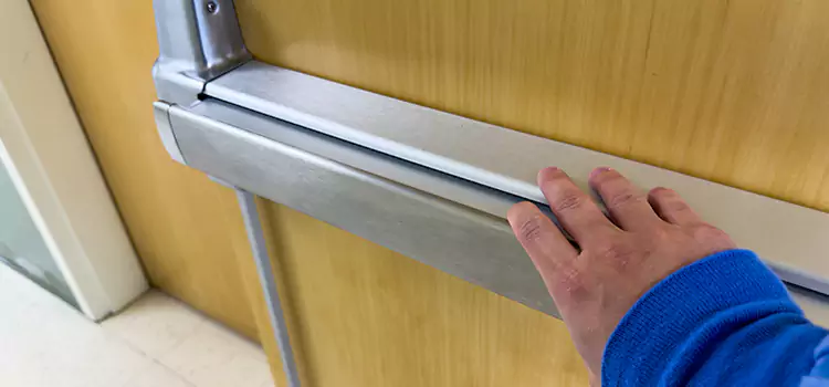 Installing a Push Bar on a Door Mount Juliet